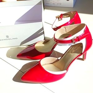 Womens Bandolino Ginata Red Pumps. NWT